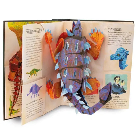 3D Pop Up Dinosaur and Sea Monster Book with Hardcover Binding and Educational  Facts