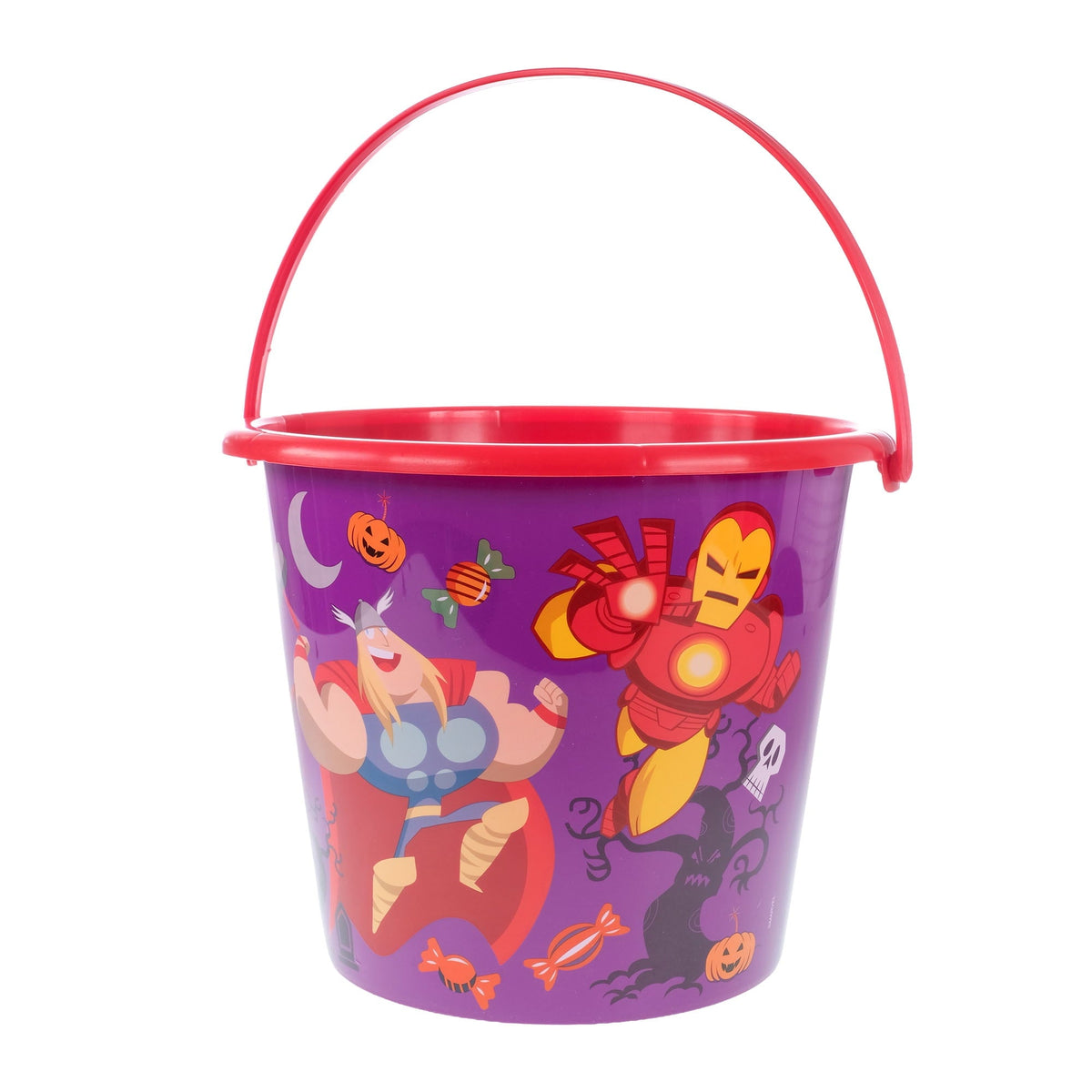 Marvel Heroes Halloween Trick-or-Treat Pail with Character Art