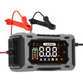 12V Battery Charger with Digital Voltage Display and Four Charging Modes
