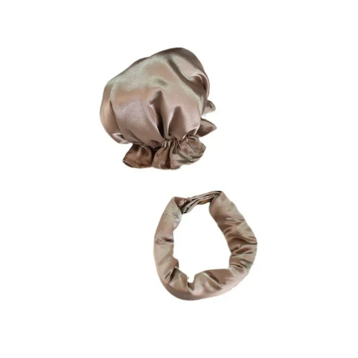 Heatless Hair Rollers with Satin Covers and Adjustable Buckles