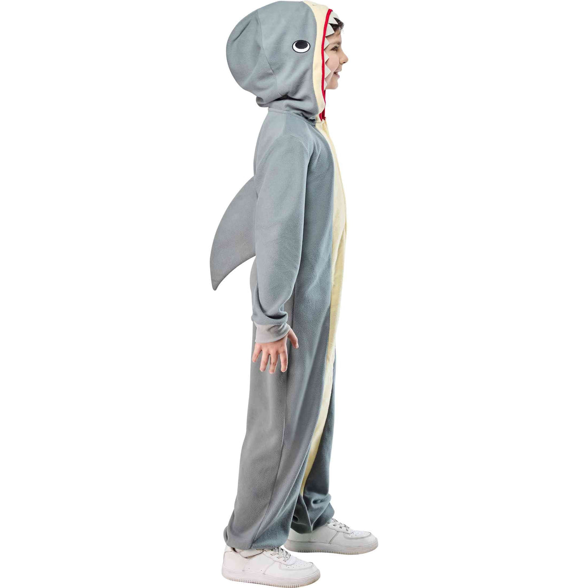 Shark Jumpsuit Halloween Costume for Children, Boys' Size S (6/8), by Way to Celebrate