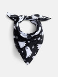 Way To Celebrate Halloween Women's Boo Ghosts Bandana, One Size, Black