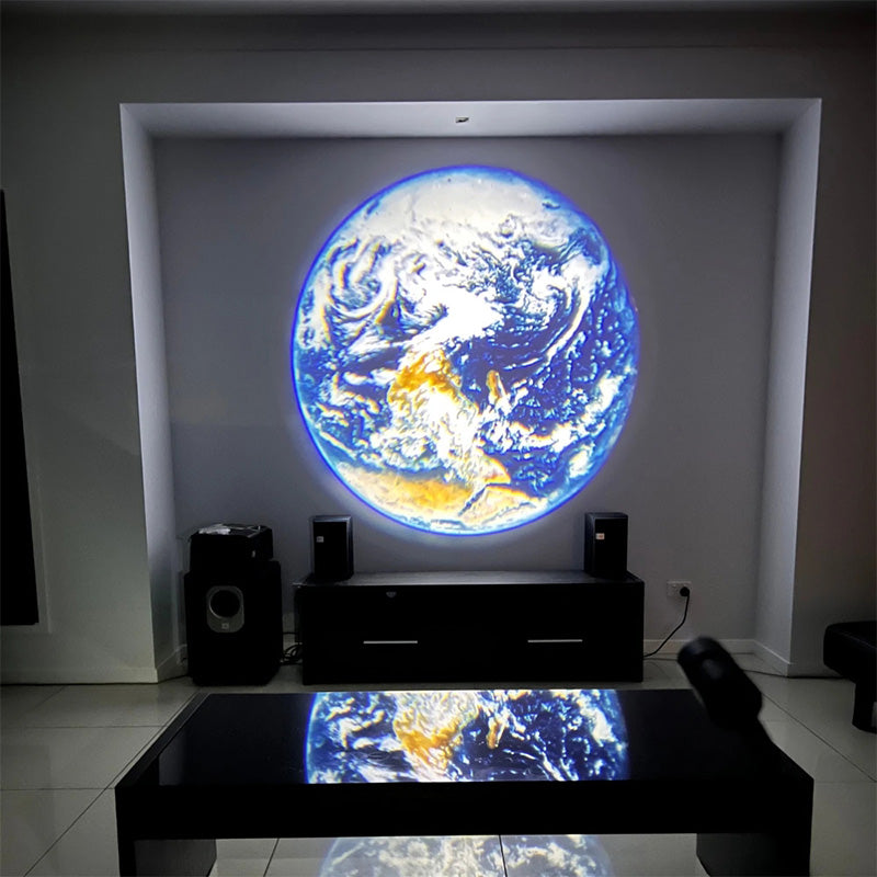 Celestial Projection Lamp with Dual Moon and Earth  Films