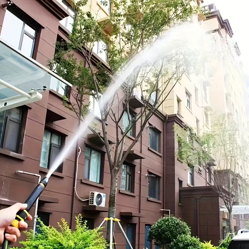 Garden Hose Spray Nozzle with Trigger Lock and Extendable Tube, Four Spray  Patterns