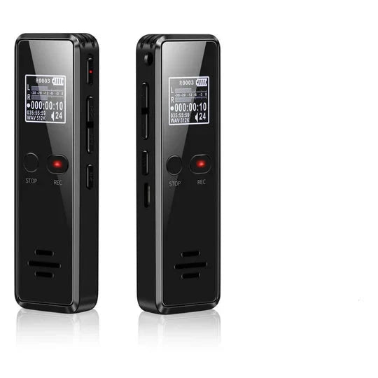 Digital Voice Recorder, Audio Sound Recorder with Auto Saving and Built-in Speaker