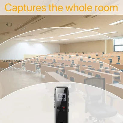 Digital Voice Recorder, Audio Sound Recorder with Auto Saving and Built-in Speaker