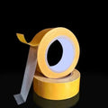 Double-Sided Tape with Reinforced Mesh Core and Clear Adhesive, 2 in x 196 in