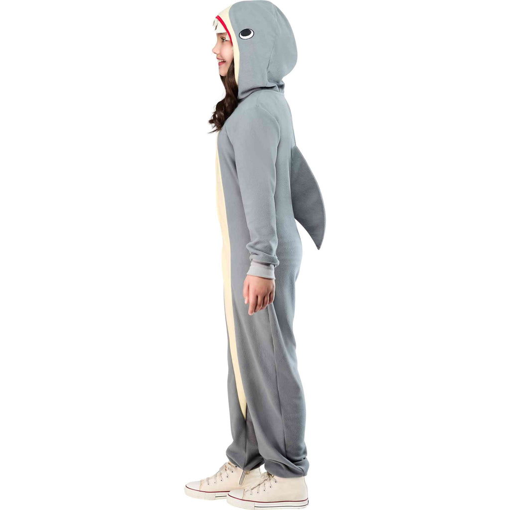 Shark Jumpsuit Halloween Costume for Children, Boys' Size S (6/8), by Way to Celebrate
