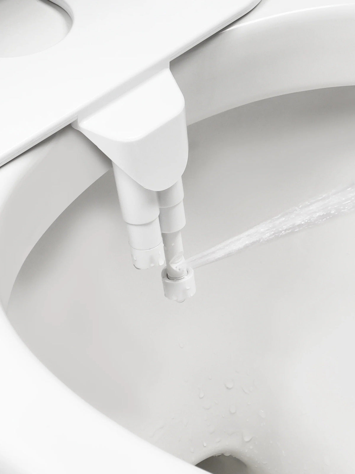 Bidet Attachment with Dual Nozzles and Adjustable Water Pressure for Standard Toilets