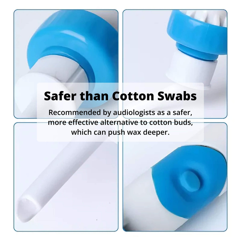 Electric Ear Wax Suction Tool with Medical Grade Silicone Tip and 60-Minute  Battery