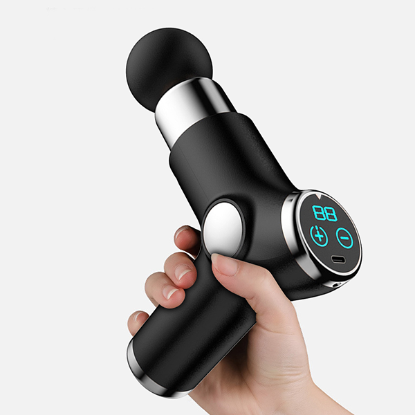 Handheld Percussion Massager with 32 Speed Settings and 4 Interchangeable  Heads