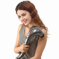 Handheld Deep Tissue Massager, Electric Double Head Percussion Massager for Neck Back Shoulder Legs Full Body Pain Relief Corded