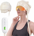 Head Massager for Headaches, Eye Massager with Heat, Electric Rechargeable Migraine Relief Massager