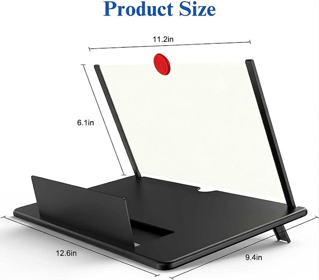 16 Inch Phone Screen Magnifier for Movies, Videos, and Gaming