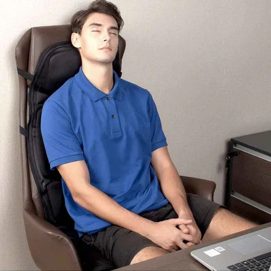 Full Body Massage Chair Pad with Heat and Neck Cushion for Home and Car