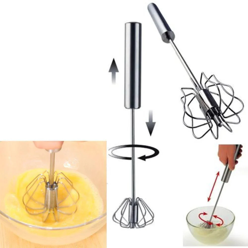 Automatic Whisk with Three Speed Settings and Hands Free Stirring for  Pots