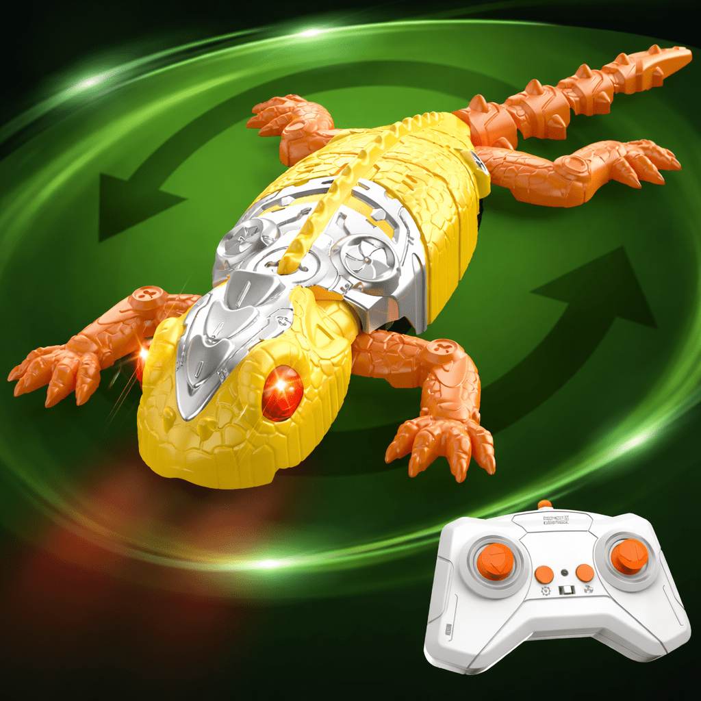 360° Rotating Lizard Toy with Remote Control for Kids and  Adults
