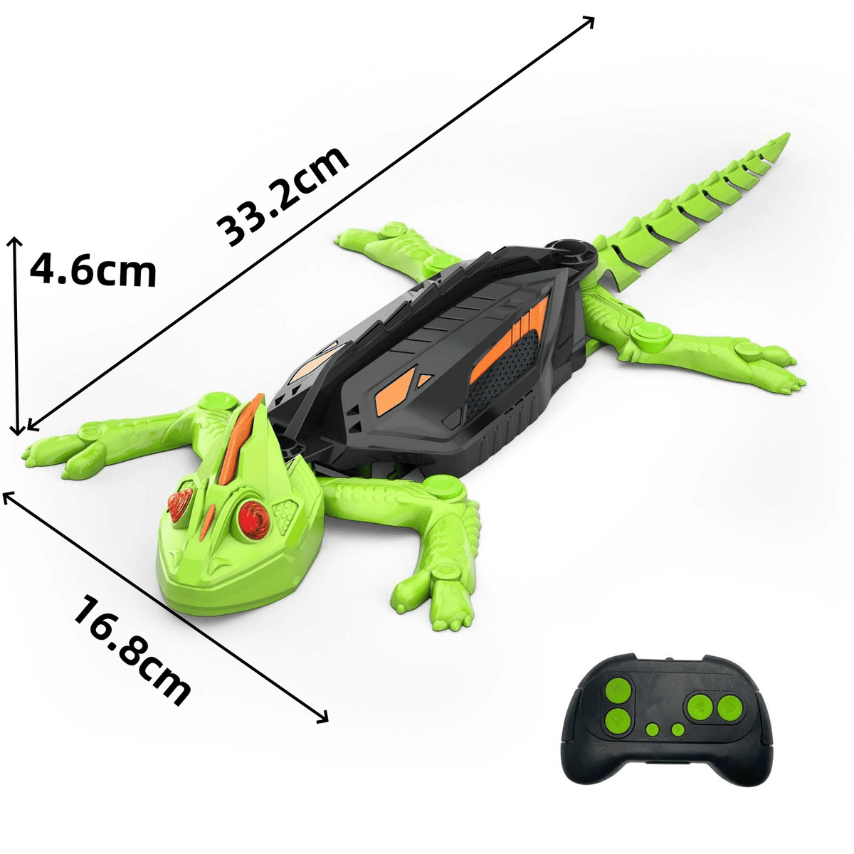 360° Rotating Lizard Toy with Remote Control for Kids and  Adults