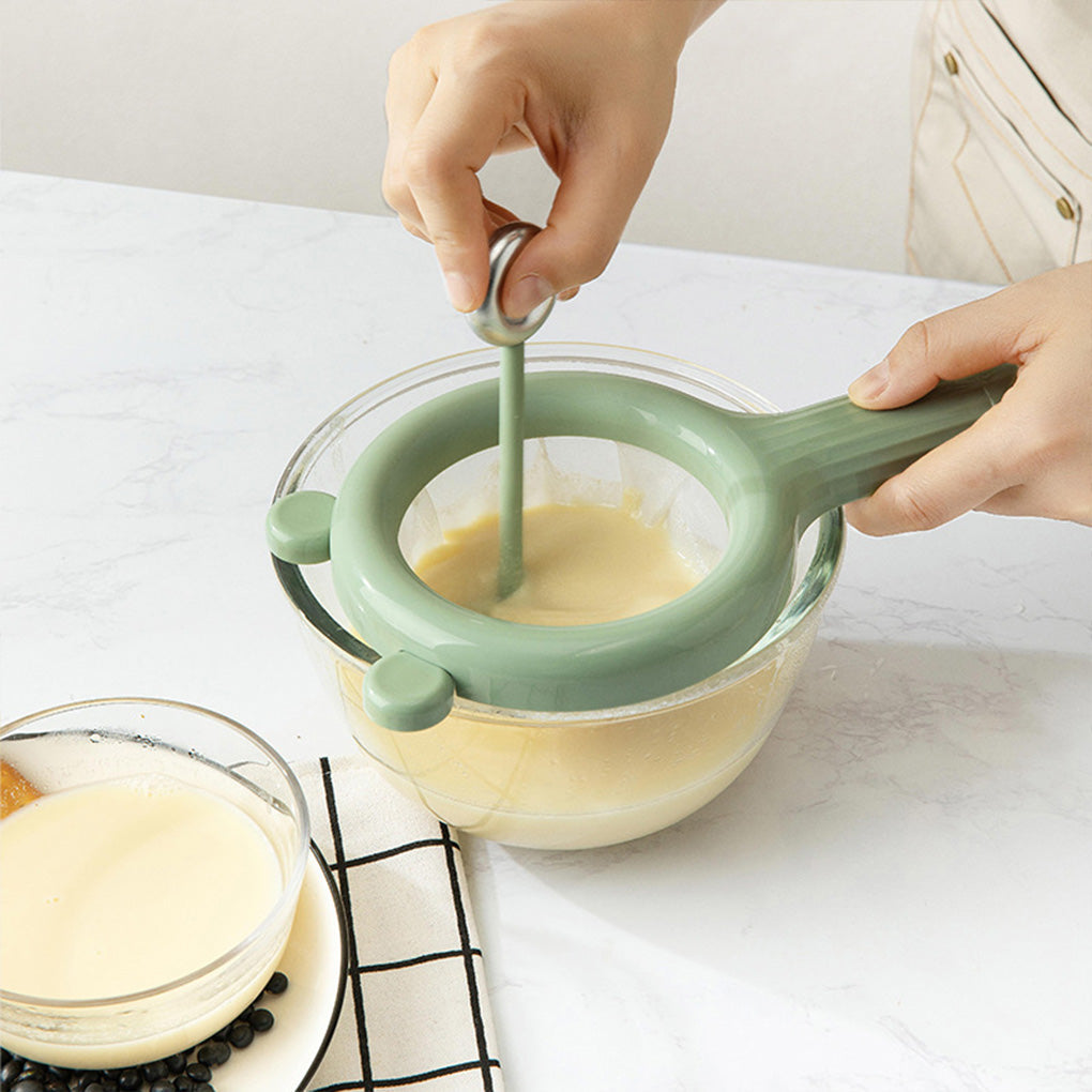 Fine Mesh Strainer with Removable Screen and Hanging Hook, Dual Mesh Options