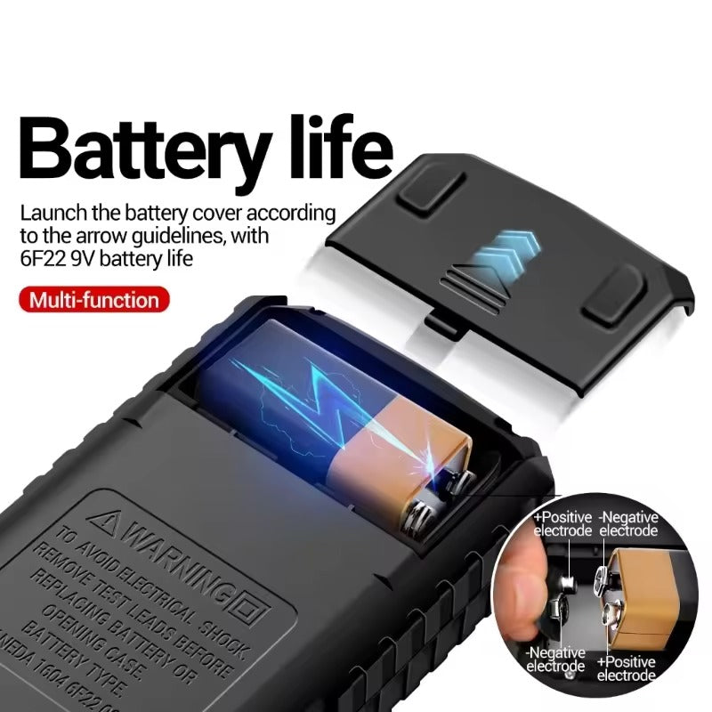 Digital Multimeter with Extended Probe Reach and Diode Testing for Electrical  Systems