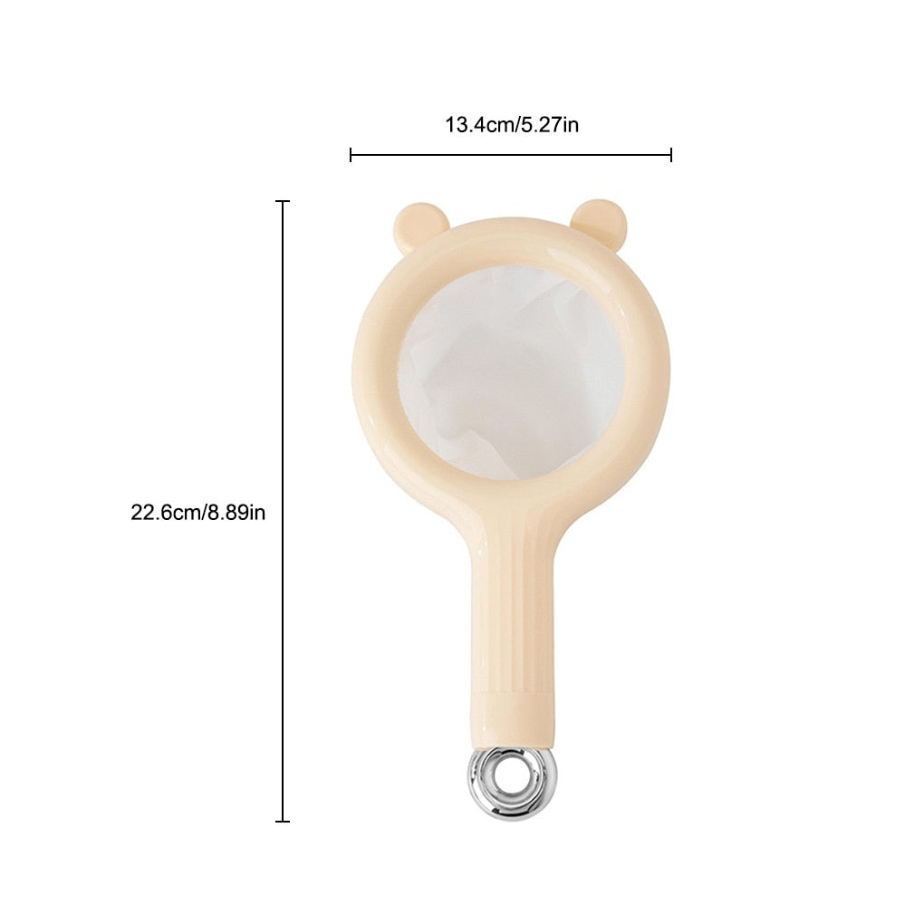 Fine Mesh Strainer with Removable Screen and Hanging Hook, Dual Mesh Options