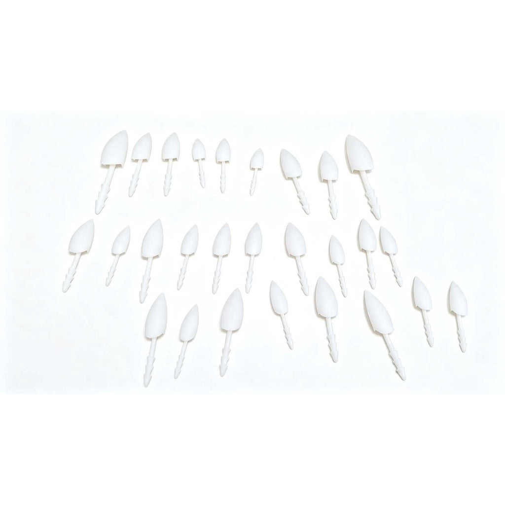 YAMB Halloween Pumpkin Teeth Decor Kit, Mini Fangs and Flat Teeth, Reusable Pin-In Design, For Pumpkin Carving and Party Craft, 1.6 Inch