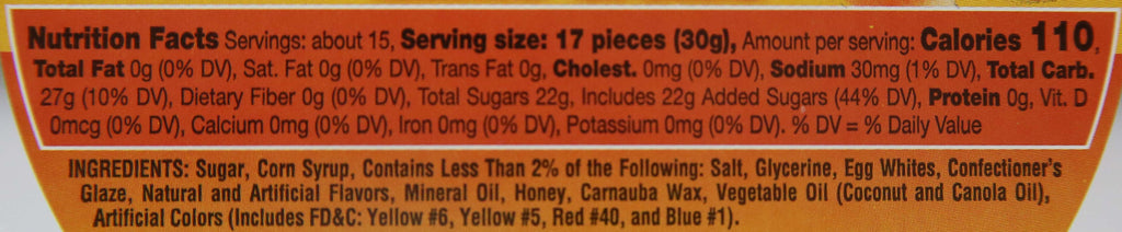 Zachary 16 oz. Candy Corn Tub - Creamy Halloween Candy