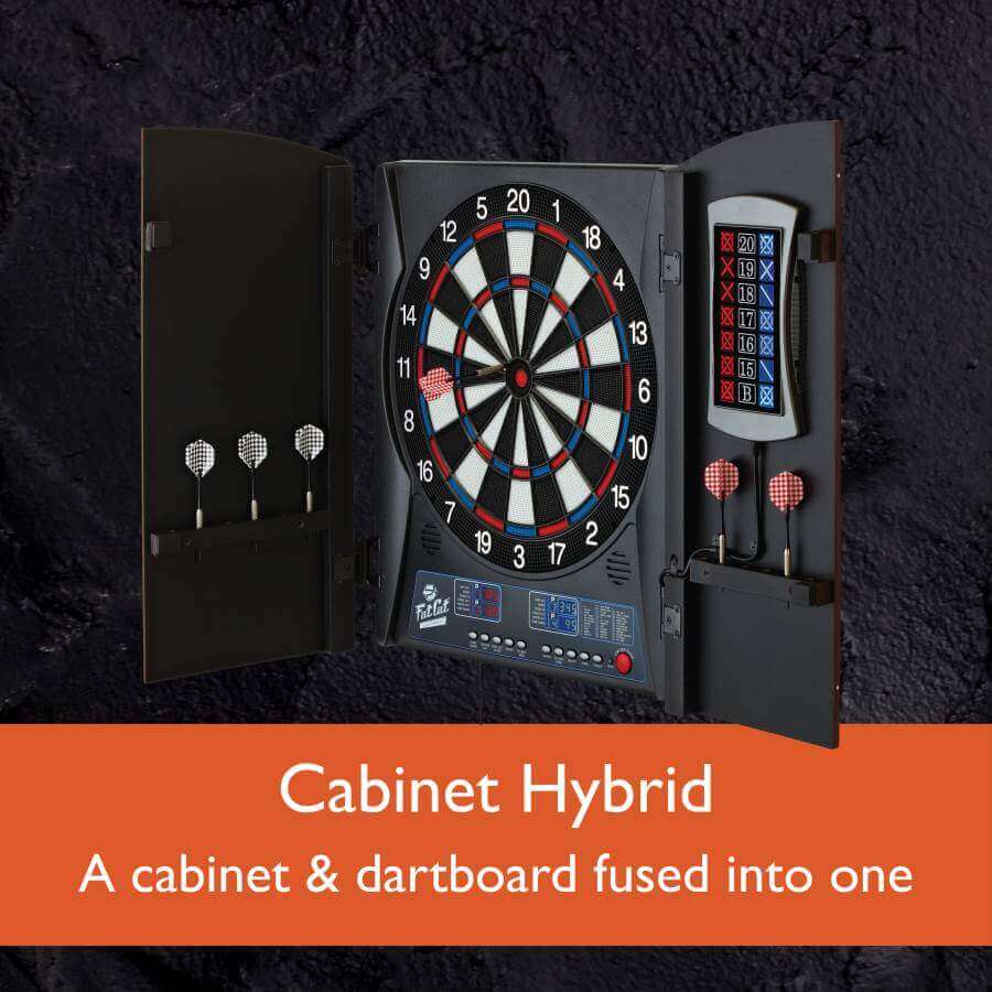 Fat Cat Mercury Electronic Dartboard, 13.5 Compact Target