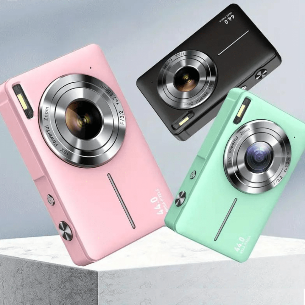 Compact Digital Camera with 1080p Video and Large LCD Display