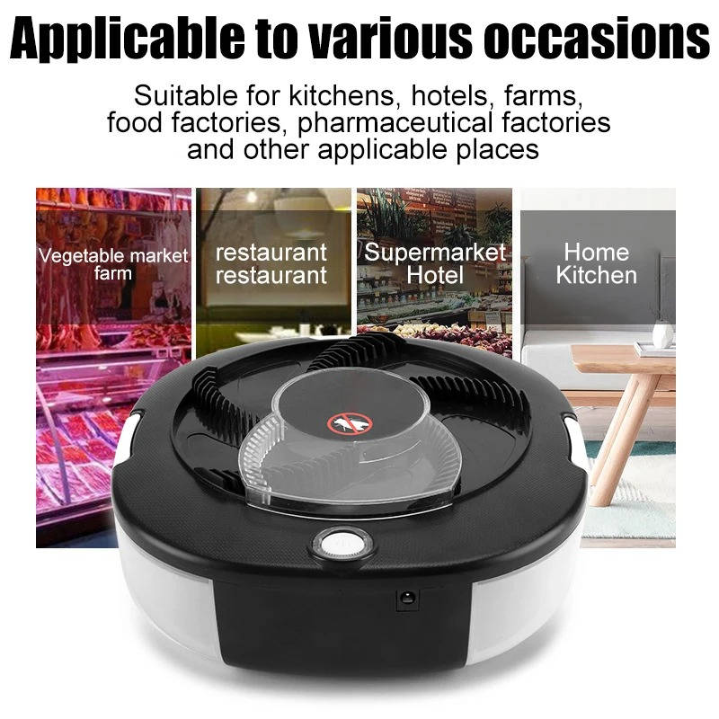 Electric Fly Trap with Rotating Arm and USB Charging, 72-Hour  Battery
