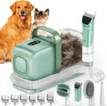 Dog Grooming Vacuum Kit, 15000Pa Pet Grooming Vacuum with Clipper, Shedding Brush and 2L Dust Cup