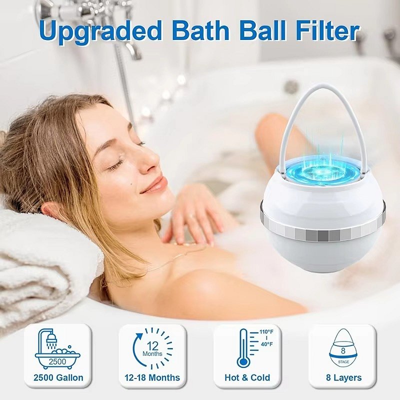 Faucet Mount Tub Filter with Eight-Layer Filtration and Mineral  Enrichment