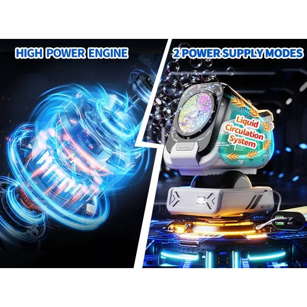 Automatic Bubble Machine with 150-Degree Rotation and 9-Color LED  Lighting