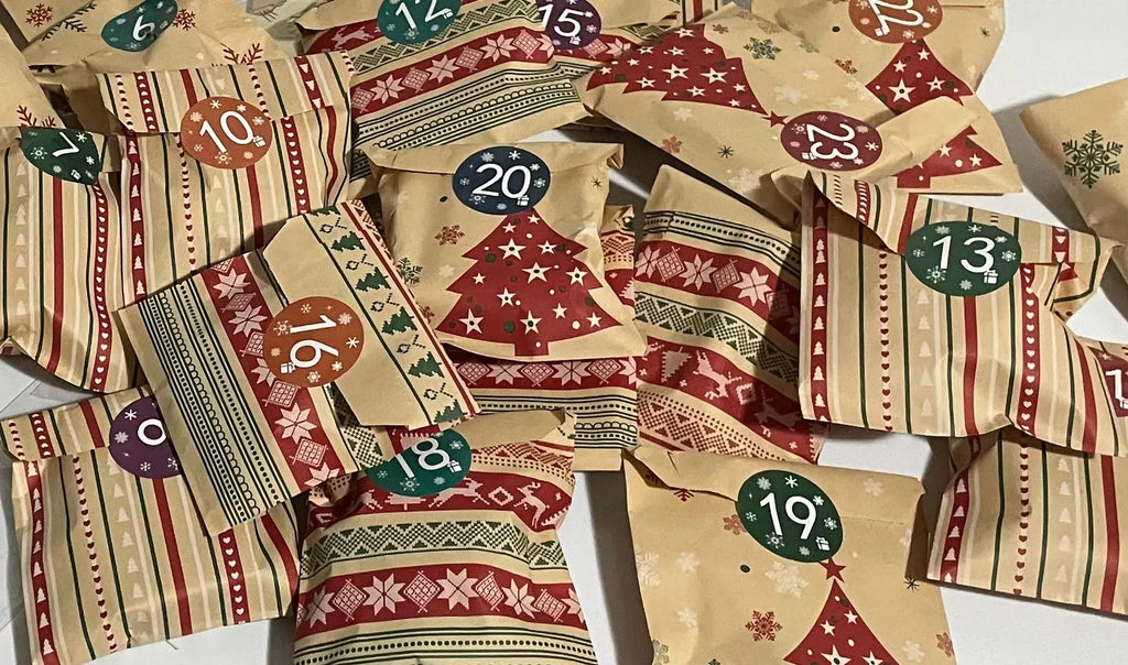 Advent Calendar with 24 Cat-Themed Gifts and Daily Surprises