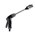 High Pressure Garden Hose Attachment with Dual Rotating Nozzles and Adjustable Spray Control