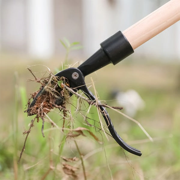 Four Claw Weed Puller with Detachable Head and Ergonomic Grip for Standing  Operation
