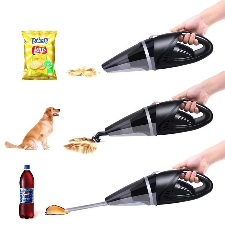 Corded Car Vacuum with Flexible Hose and Three Nozzle Attachments, 16ft  Cord