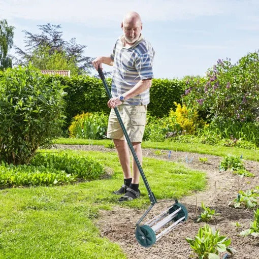 Heavy Duty Manual Lawn Spike Soil Aerator for Yard Maintenance