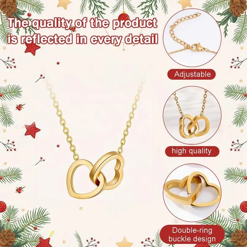 Eternal Forever cute rose bear with romantic heart necklace, best gift for girlfriend, wife, Mothers Day, Christmas, anniversary