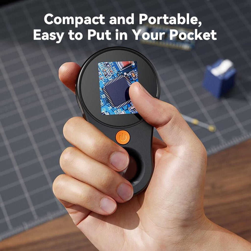 Handheld Microscope with 500X Magnification and LED Illumination for Coins,  Jewelry