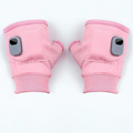 Heated Gloves with Three Temperature Modes and Type-C Charging, Fingerless Design