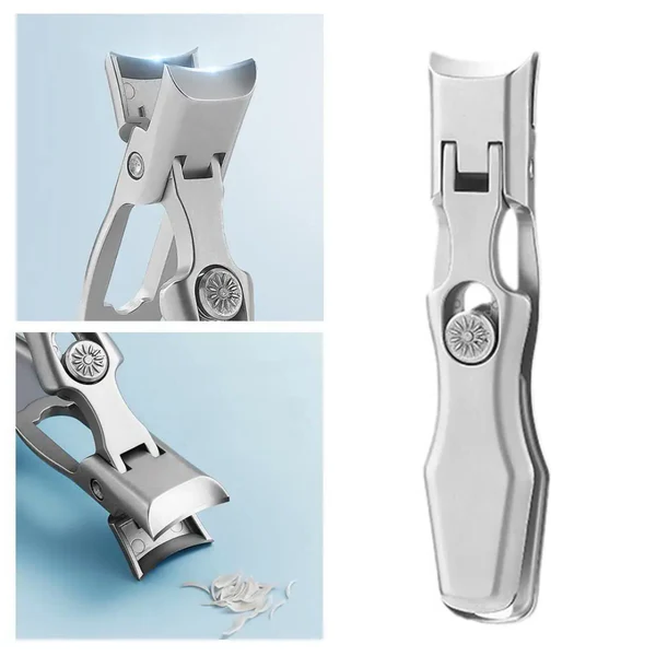 Carbon Steel Nail Cutter with Wide Jaw Opening and Built-In Catcher,  Self-Locking