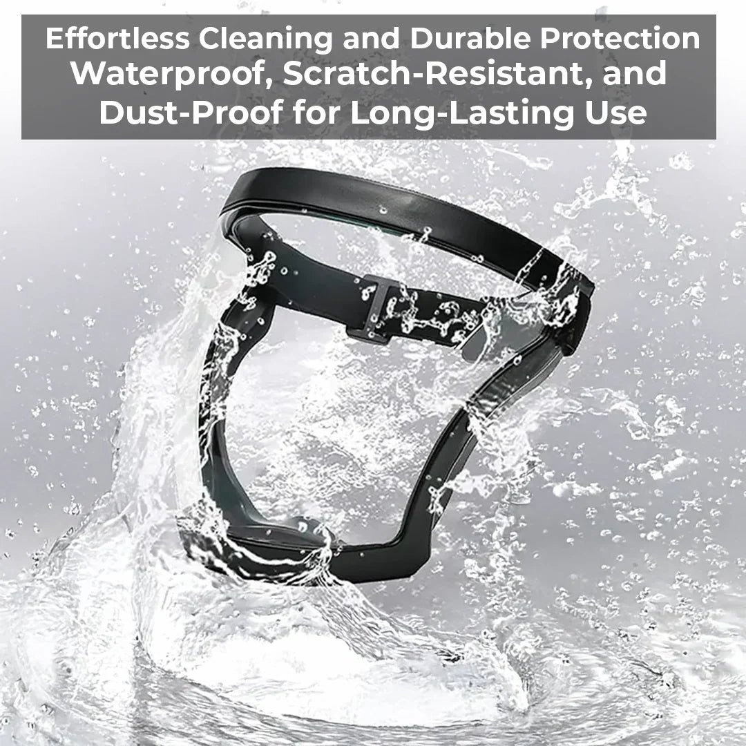 Face Shield with Anti-Fog Visor and Removable Filter for Welding and  Grinding