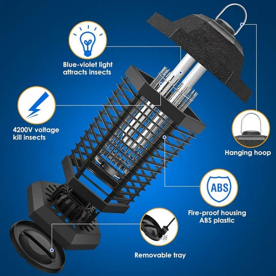 Electric Bug Zapper Light High Voltage Insect Killer