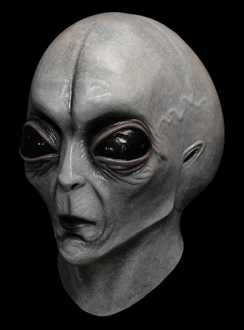 Alien Full Head Mask with Hand Painted Details and Built In Airflow